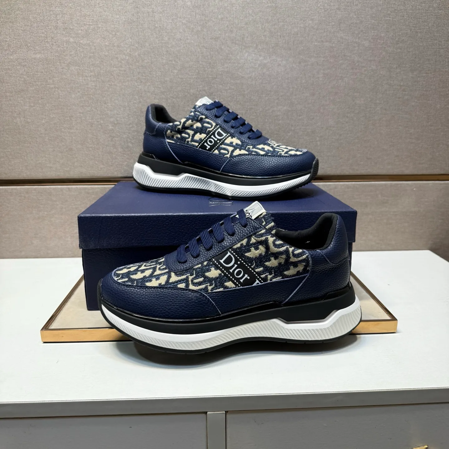 Men's men's shoes 💰pp462 [Dior~] Men's casual shoes 2025z cabinet sales simultaneously 🔶Size: 38-44 #️⃣ 🔷3 colors🔜The upper is made of multi-material splicing➕Mesh lining, comfortable and breathable, sole: original comfortable and wear-resistant outsole, ⚠️real thing📱photographed🎬real thing is better📢📢📢
